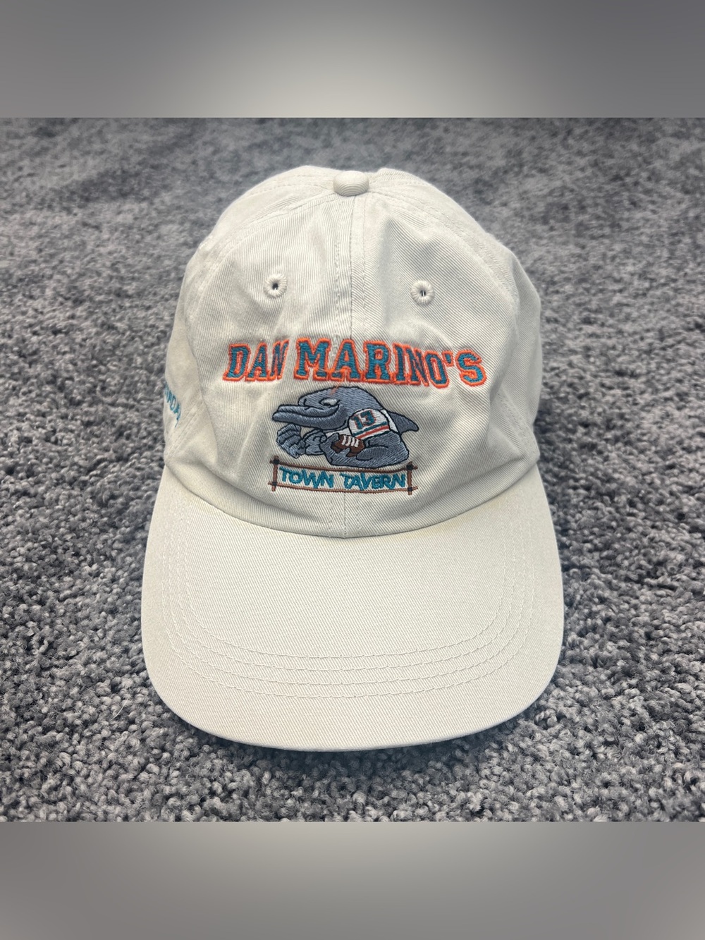 Dan Marino's Town Tavern Hat One Size Fits All Ahead Vintage Strapback Cap Miami